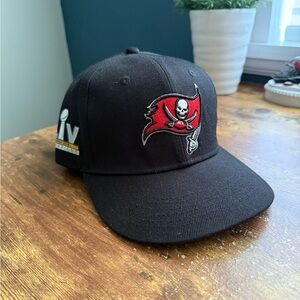 Tampa Bay Buccaneers Hat Super Bowl LV Champions Patch Limited Edition Snapback
